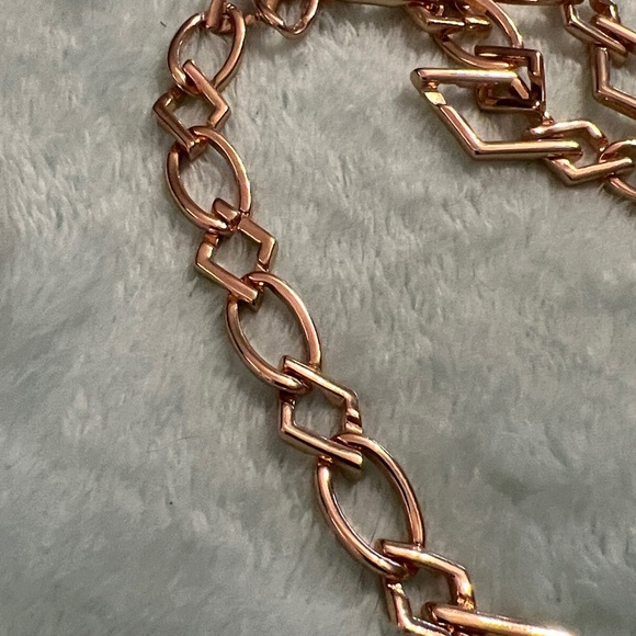 Cache Gold Geometric Link Necklace Lot 2097 - Picture 8 of 11